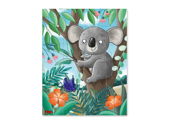 Puzzel Koala, Luiaard & Co